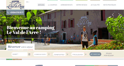 Desktop Screenshot of camping-levaldelarre.com